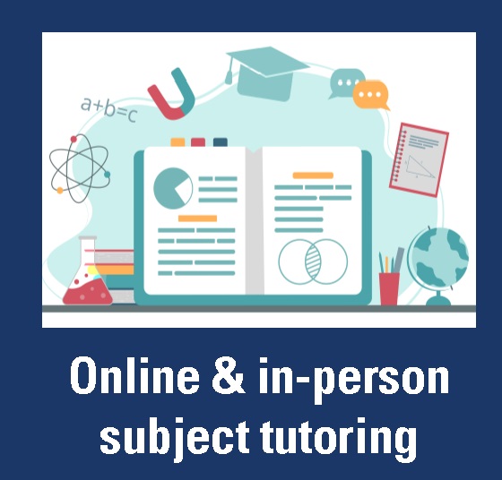 Online and In-Person Subject Tutoring