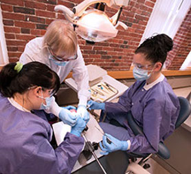 Photo of dental students