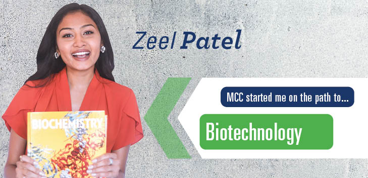 MCC Student Zeel Patel