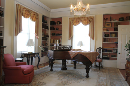Piano in the music room