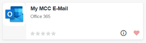 Favoriting the email task tile