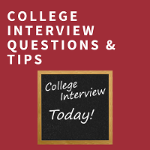 college interview questions and tips